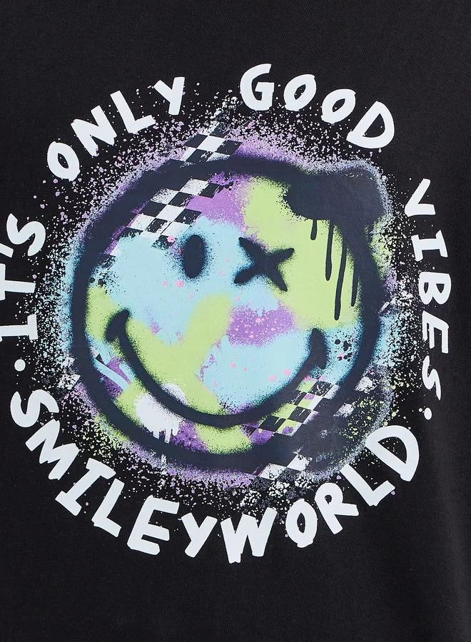 Styli Styli Graphic Print Short Sleeve T-Shirt