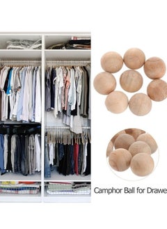 SRLIWHITE Cedar Balls,50PCS Cedar Balls Camphor Balls Fresh Scented Sachets Clothes for Closets Drawers Clothes Storage for Clothes Storage, Closets & Drawers - 50 Balls & 6 Bags  - Image 4