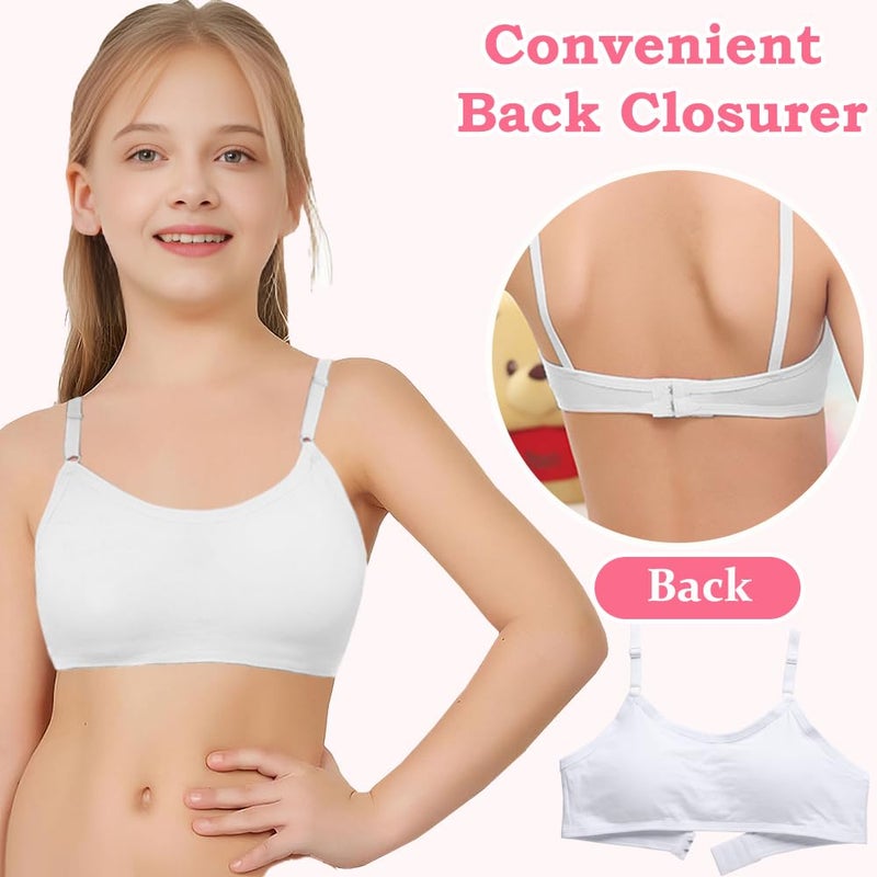 ABTRAV Teen Girls Training Bra Wireless Starter Sports Bras with Removable Padding Bralette for 10-16 Years - Image 2
