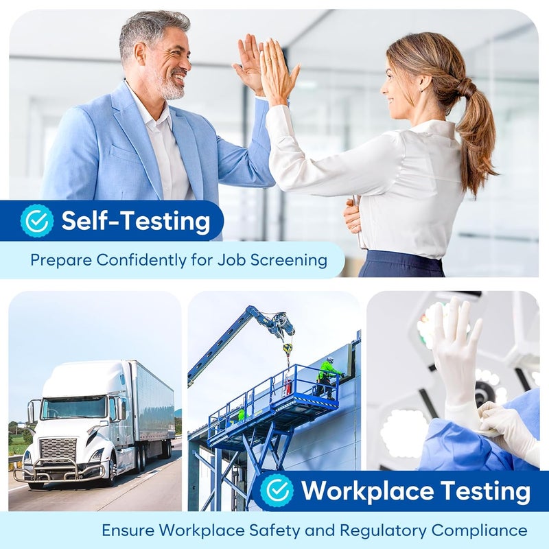 Areta Multi-Drug Test Cup: (12 Pack) at Home Drug Test Kit, Testing 5 Drugs Amphetamine (AMP), Oxazepam (BZO), Cocaine (COC), Morphine (OPI 2000), Cannabinoids (THC 50) -#ACDOA-754-12 - Image 3