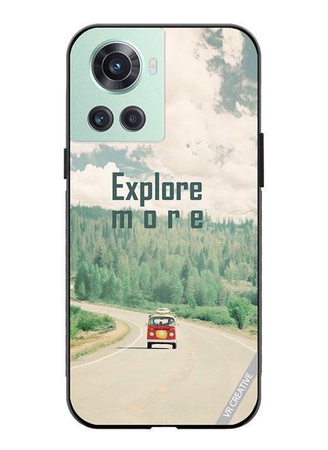 Protective Case Cover For OnePlus 10R Explore More Design Multicolour