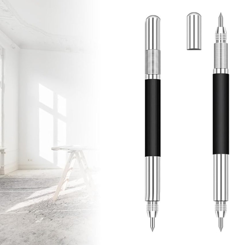 2 3 4 قطع فولاذية رأس مزدوج قلم تحديد أدوات نقش مجموعة - Image 3