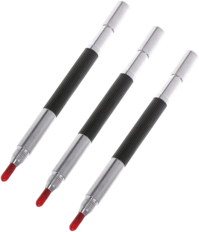 2 3 4 قطع فولاذية رأس مزدوج قلم تحديد أدوات نقش مجموعة - Image 4