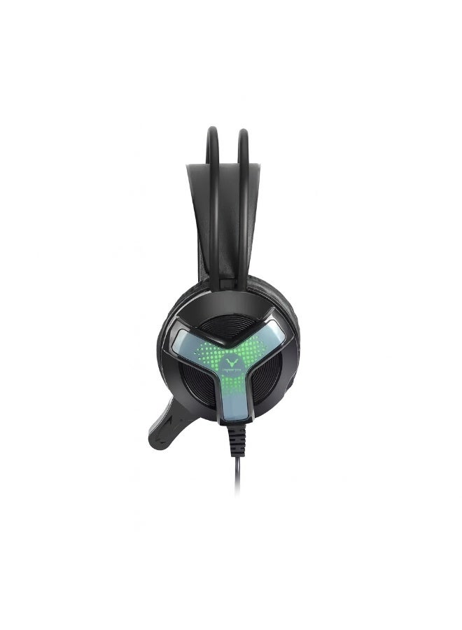 GH31 Wired Gaming Headset – Surround Sound with Deep Bass – High-Sensitivity Metal Microphone – Stylish LED Lighting - Image 2