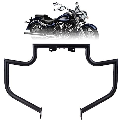 Kinglemc Crash Bar Engine Guard Highway Bar for Yamaha XV1900 XV 1900 Roadliner Raider Stratoliner (Black) - Image 1