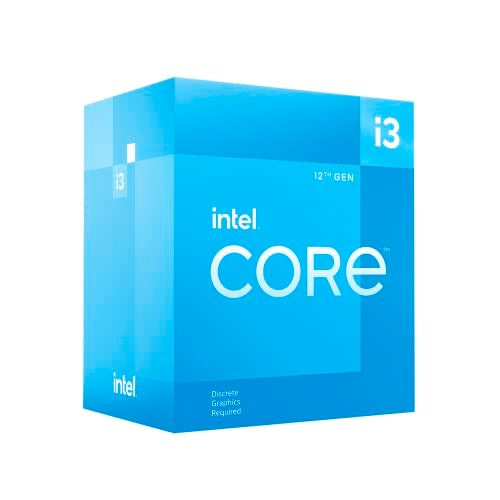 Intel Core i3 12100F 12th Gen Generation Desktop PC Processor 4 CPU with 12MB Cache and up to 4.30 GHz Clock Speed LGA 1700 Socket - Image 1