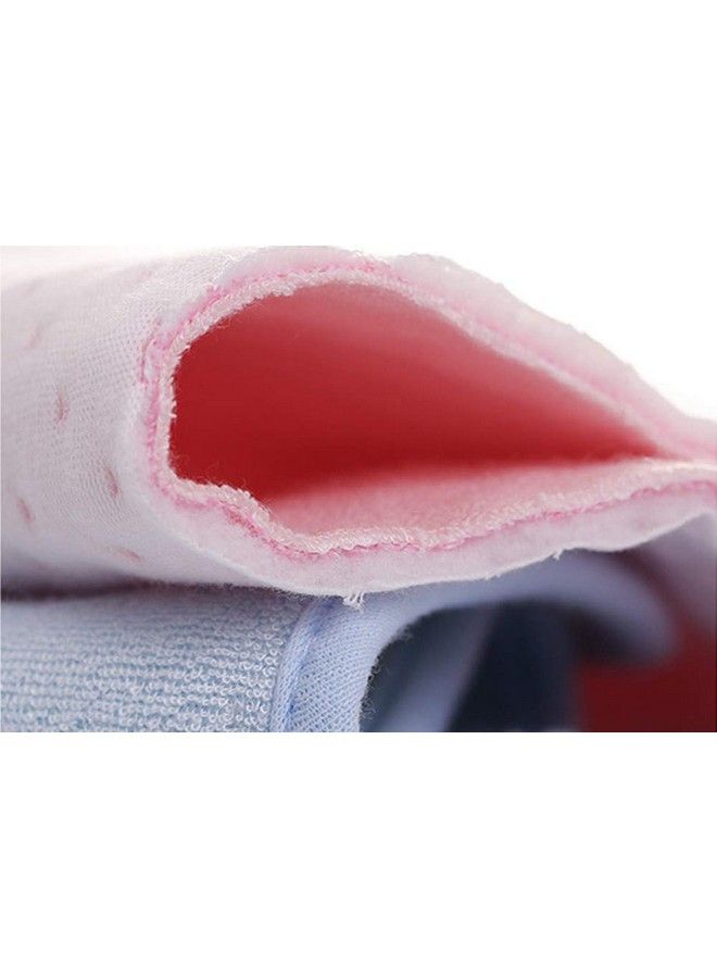 Monvecle 2Pcs Pack Baby Infant Waterproof Cotton Changing Pads Washable Resuable Diapers Liners Mats Blue Bear 28" X 20" - Image 5