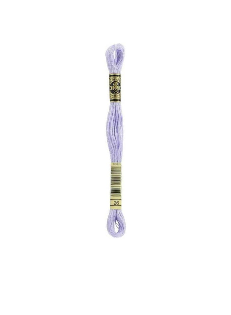 دي ام سي DMC 6-Strand التطريز القطن 8.7 ياردة Pale Lavender - Image 1