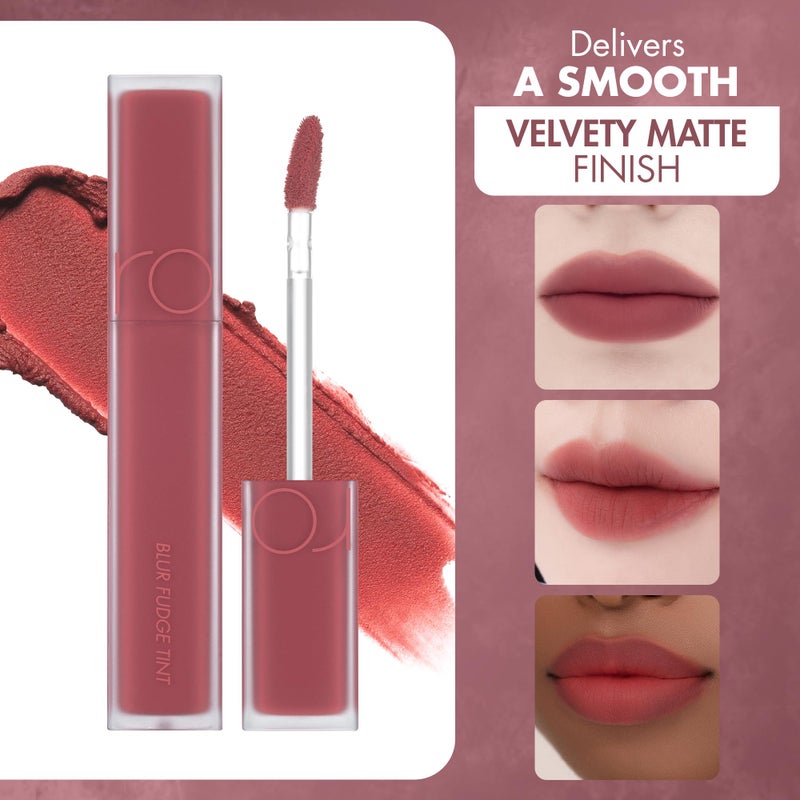 rom&nd BLUR FUDGE TINT | matte lipstick| light weight| cream type| super stay| k-beauty| highly pigment|moisturizing,0.17oz (02 ROSIENTAL) - Image 5