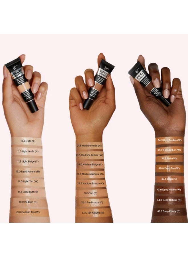 iT Cosmetics Bye Bye Under Eye Full Coverage Anti-Aging Waterproof Concealer 21 Medium Tan 12ml - Image 2