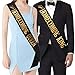 TTCOROCK "Homecoming King" and"Homecoming Queen" Sashes - Homecoming Party Prom Sashes School Party Accessories, Black - Image 2