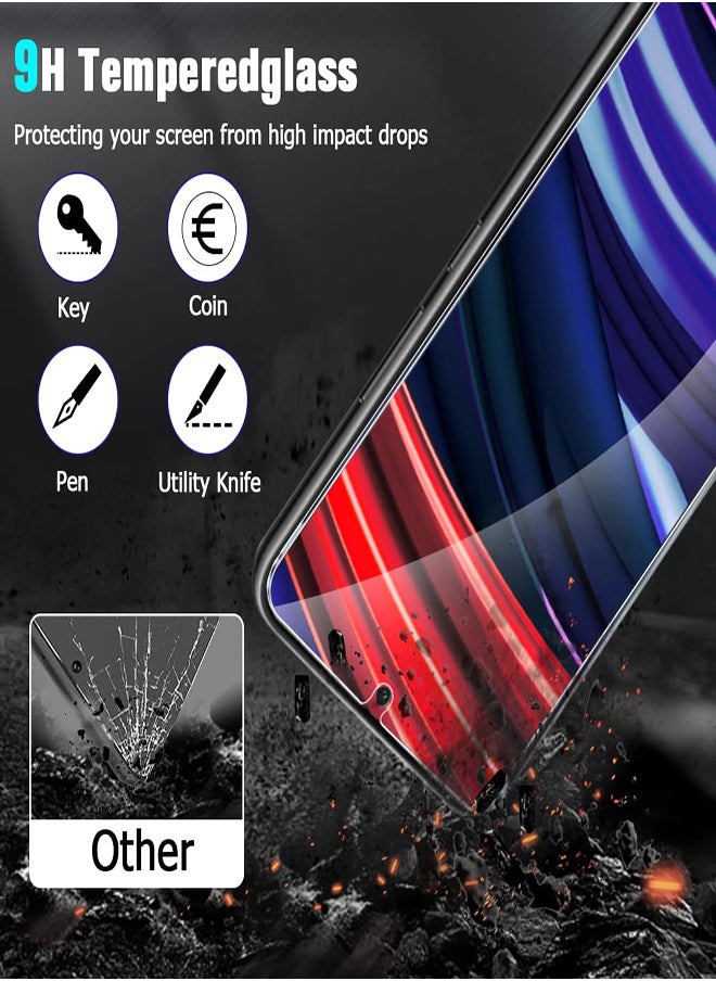KASTWAVE - S23+ Plus Glass Screen Protector & Camera Protector [2+2 Pack] 
HD Clear Tempered Glass Scratch Resistant Fingerprint Unlock 3D Curved Full Coverage Bubble-Free for Samsung Galaxy S23 Plus (6.6") - Image 1