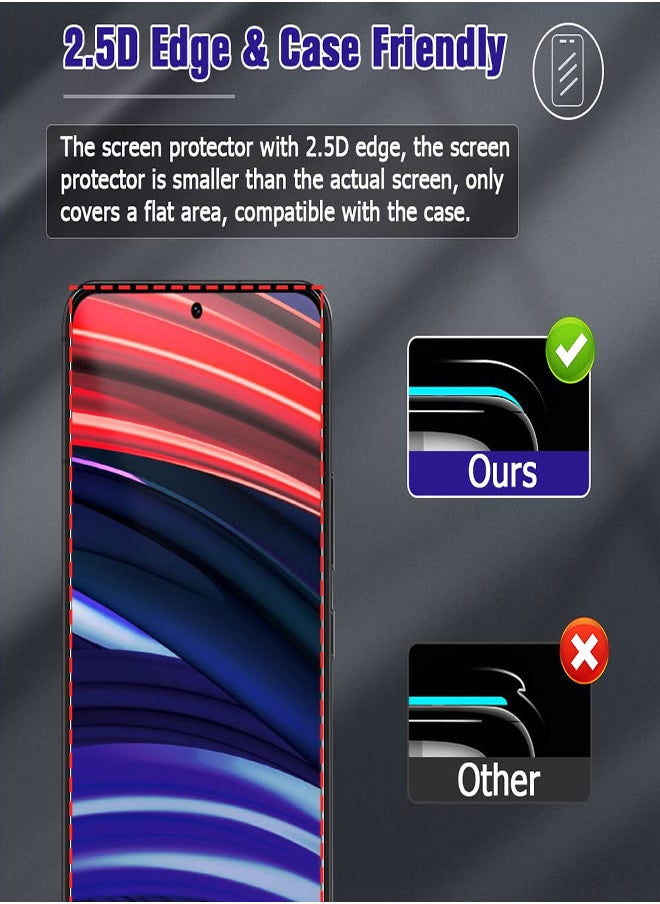 KASTWAVE - S23+ Plus Glass Screen Protector & Camera Protector [2+2 Pack] 
HD Clear Tempered Glass Scratch Resistant Fingerprint Unlock 3D Curved Full Coverage Bubble-Free for Samsung Galaxy S23 Plus (6.6") - Image 1