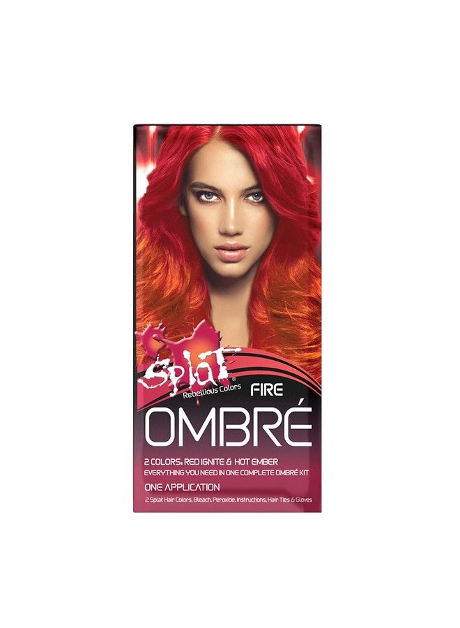 SPLAT Semi Permanent Fantasy Complete Hair Color Kit In Ombre Fire - Image 1