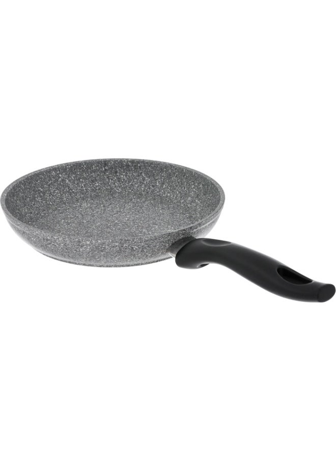 Alsaif Gallery Falz Granite Cookware Set With Glass Lid, 7 Pieces, Turkish - Grey  - Image 2