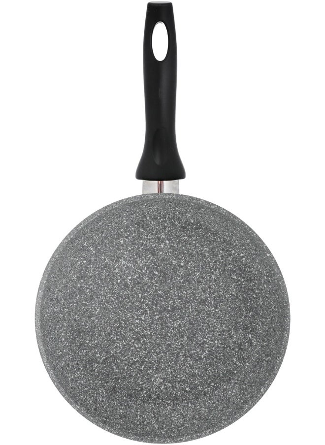 Alsaif Gallery Falz Granite Cookware Set With Glass Lid, 7 Pieces, Turkish - Grey  - Image 4