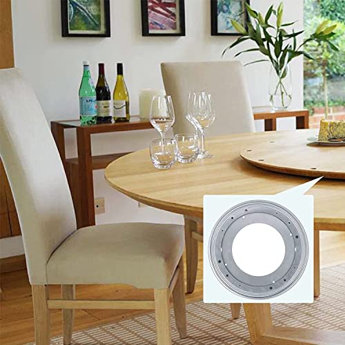 GRRONZEE 2Pack 12" Lazy Susan Hardware 5/16 Thick Turntable Bearings 1000lbs Load Capacity Lazy Susan Turntable Swivel Plate Base for Rotating Table, Kitchen Storage, Serving Tray, Corner Shelves, Book Rack - Image 5