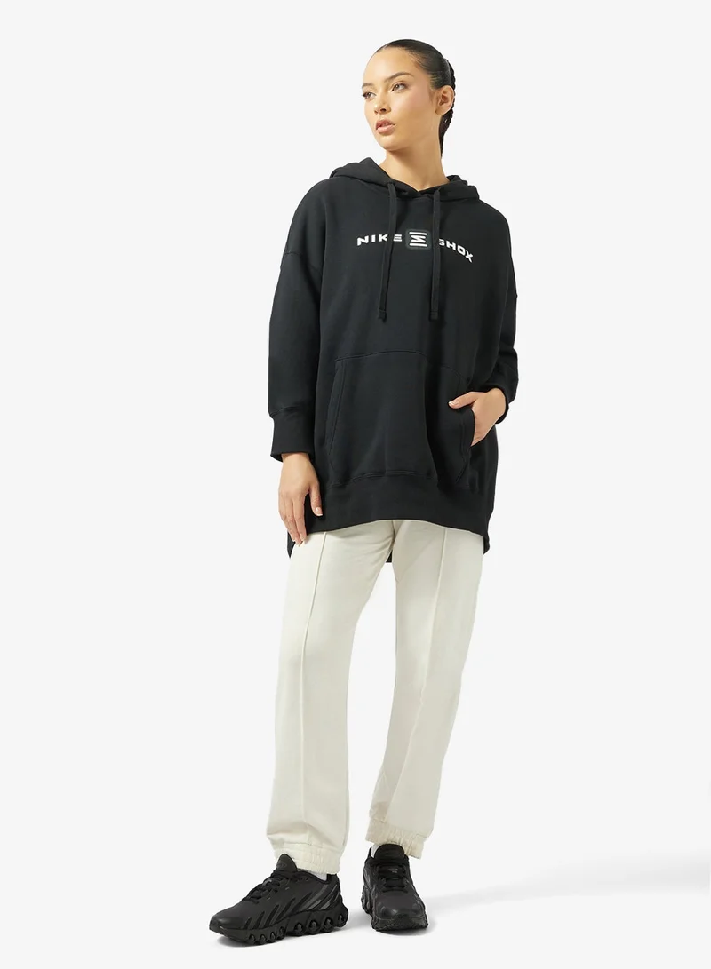Nike BLACK Shox Phoenix Fleece Hoodie for Women | Best Price UAE