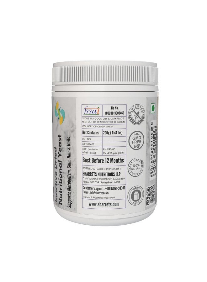 Sharrets Unfortified Nutritional Yeast 2 X 200G - Pure Vegan Nooch Powder: Enhance Your Plant Based Delights! - Image 4
