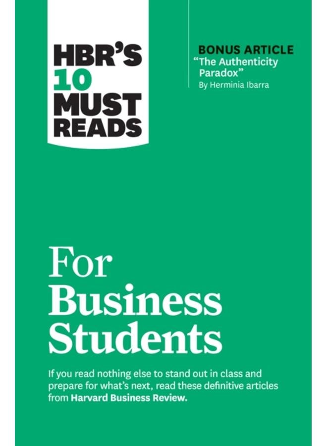 HBR's 10 Must Reads for Business Students 