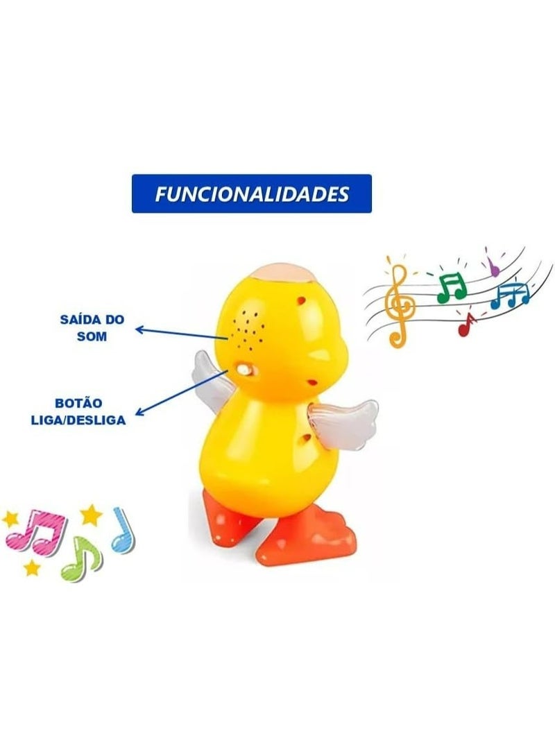 Musical Dancing Duck Toy for Kids - Interactive Walking Toy with LED Lights and Sound - Educational Electronic Toddler Toy for Boys and Girls - Image 5