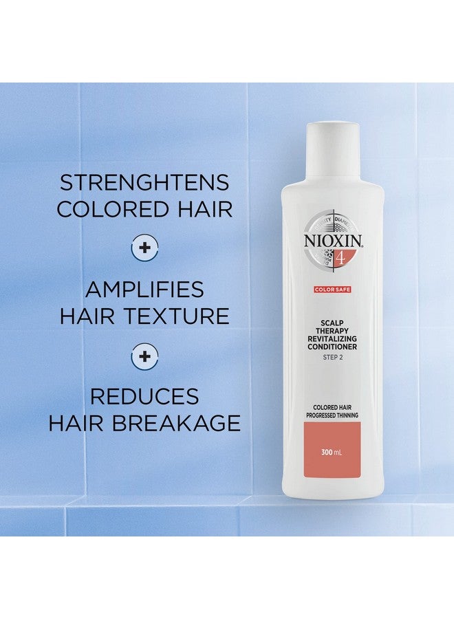 Nioxin System 4 Shampoo & Conditioner Prepack For Color Treated Hair With Progressed Thinning Pumps Included 33.8 Fl Oz - Image 4