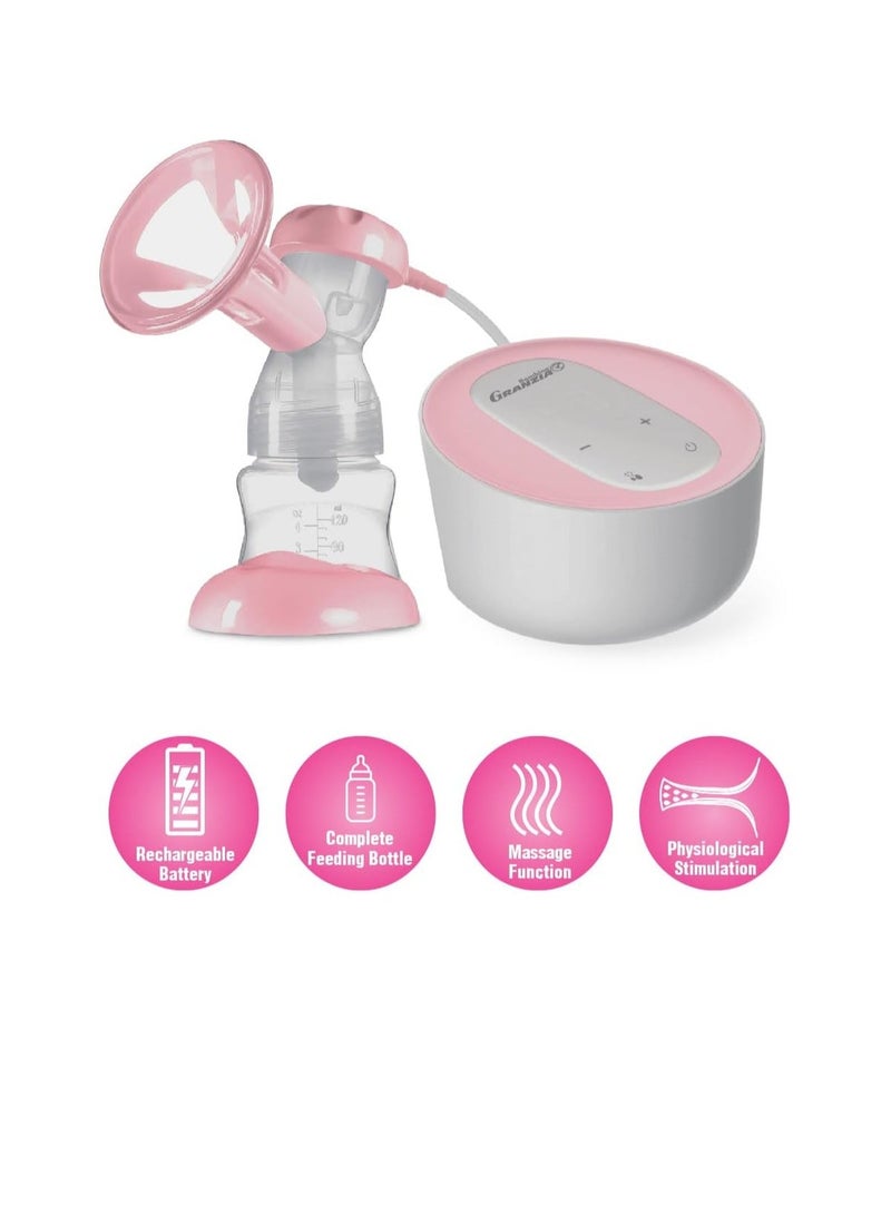 Electric breast pump – Fosterfeed model, rechargeable, compact and convenient - Image 2