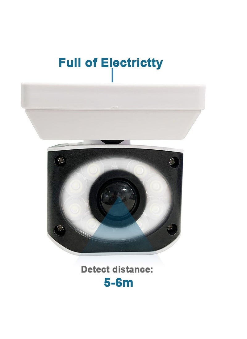Arabest - LED Solar Motion Sensor Lights,Outdoor Wall lamp,Simulation Monitoring Fake Camera - Image 1