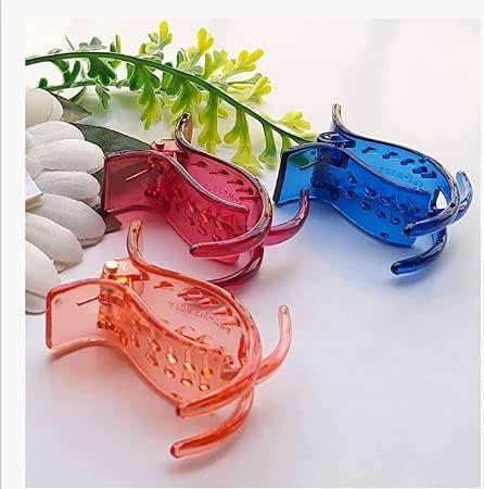 Generic VV Ventures Multicolour Acrylic Material Normal Size Casual Wear Butterfly ClipsClaw ClipsHair Clutchers Clips with Tight Grip Pack of 6 for Women and Girls - Image 4