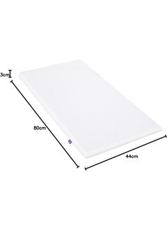Snuz Pod Mattress Boxed White, 3D Breathable Mesh Surface, Firm Support For Baby, Infant And Baby, Suitable From 0 To 6 Months Mattress Size 44X80X3Cm  - Image 5