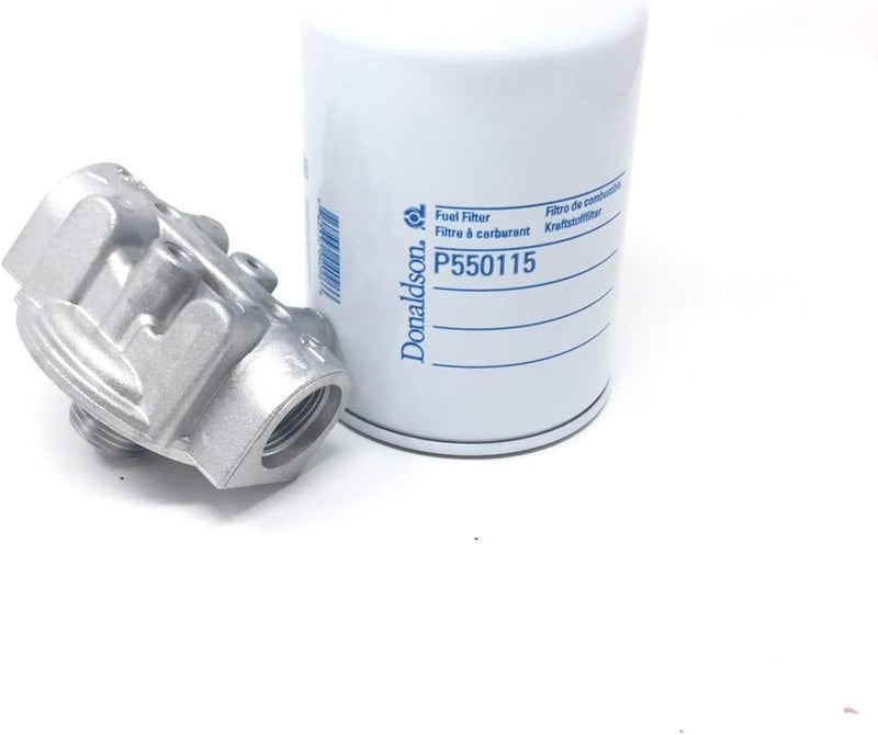 Donaldson Fuel Filter Kit P561136 Head & P550115 Filter for Fuel Transfer Pump/Tank