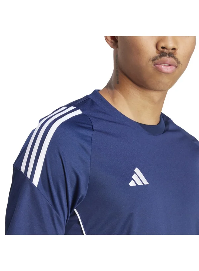 adidas تيشيرت كرة قدم تيرو 24 للرجال أزرق XS