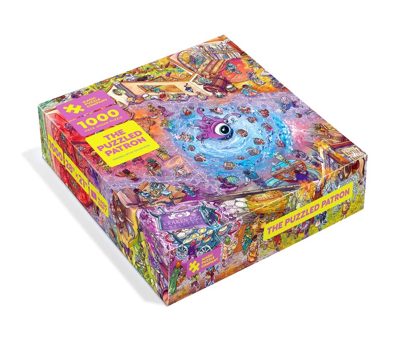 Magic Puzzle Company Magic Puzzles 3-Pack â€¢ Series Three â€¢ The Secret Soup, The Puzzled Patron, & The Gnomes' Homes â€¢ 1000 Piece Jigsaw Puzzles from The Magic Puzzle Company - Image 3