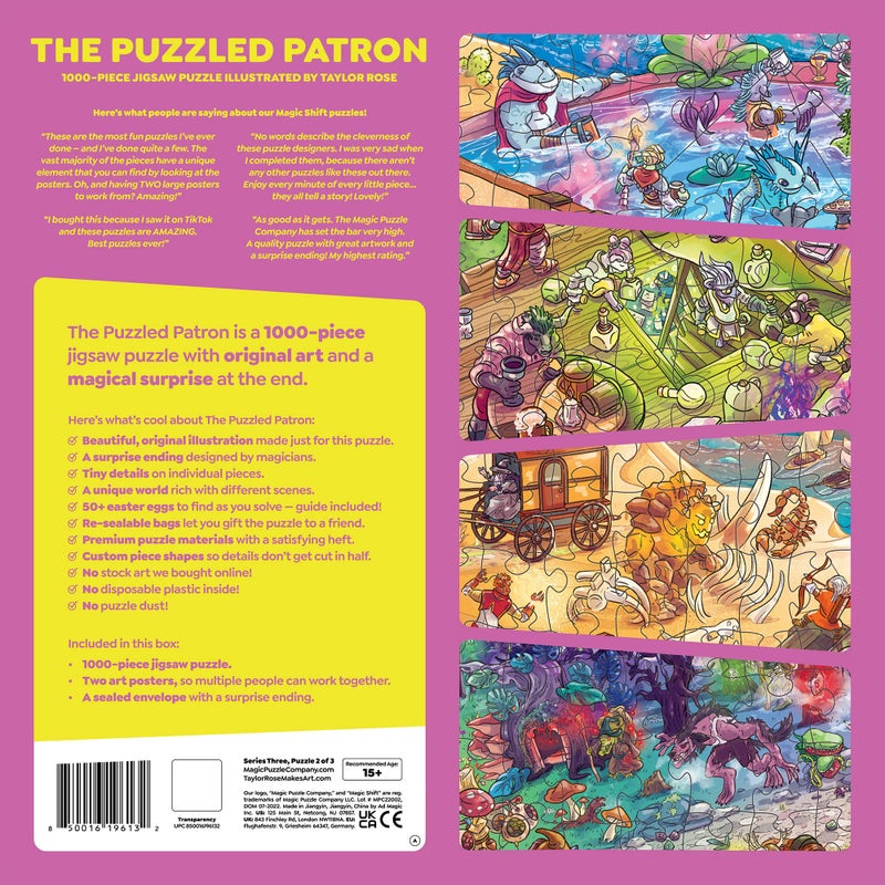 Magic Puzzle Company Magic Puzzles 3-Pack â€¢ Series Three â€¢ The Secret Soup, The Puzzled Patron, & The Gnomes' Homes â€¢ 1000 Piece Jigsaw Puzzles from The Magic Puzzle Company - Image 5