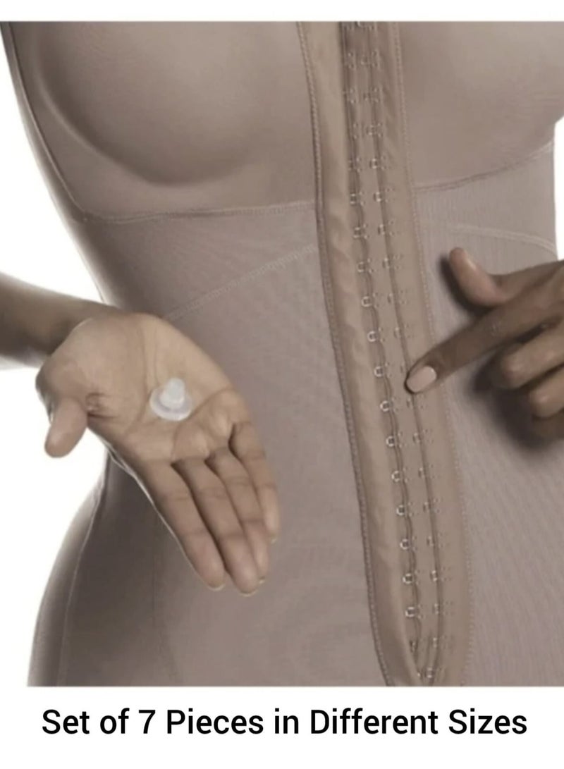 سدادة السرة من السيليكون تستخدم بعد عمليات شد البطن مجموعة من 7 قطع بمقاسات مختلفة - Image 1
