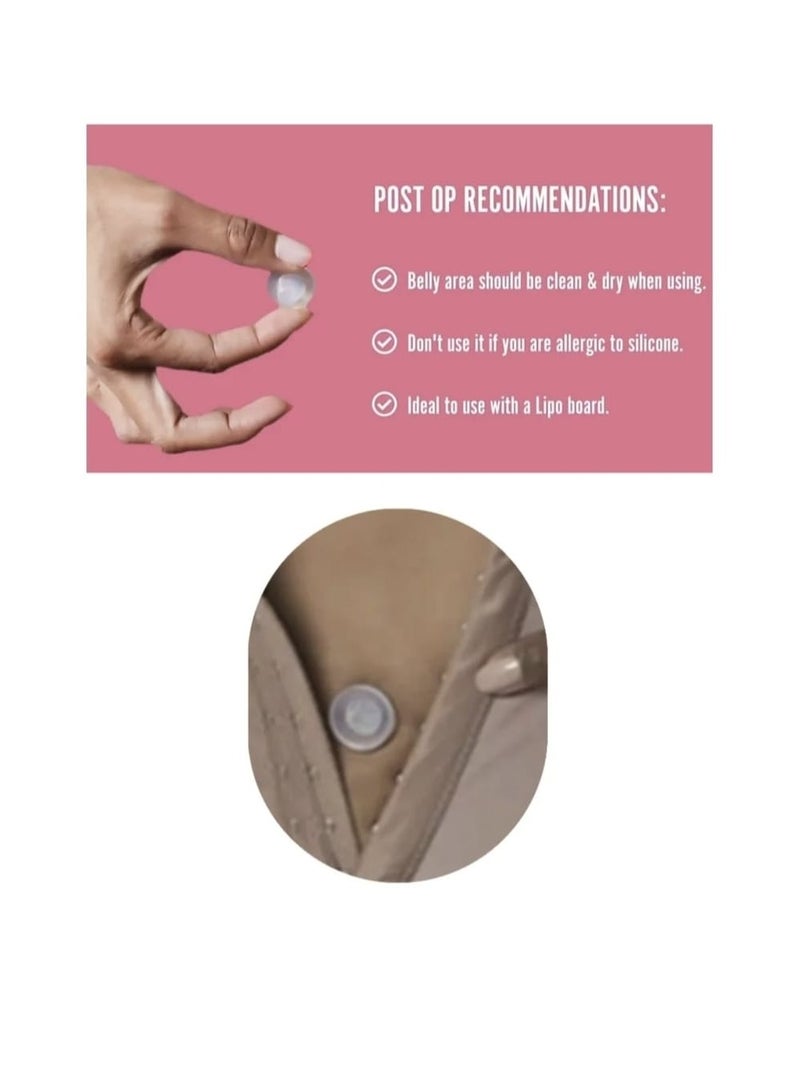 سدادة السرة من السيليكون تستخدم بعد عمليات شد البطن مجموعة من 7 قطع بمقاسات مختلفة - Image 2