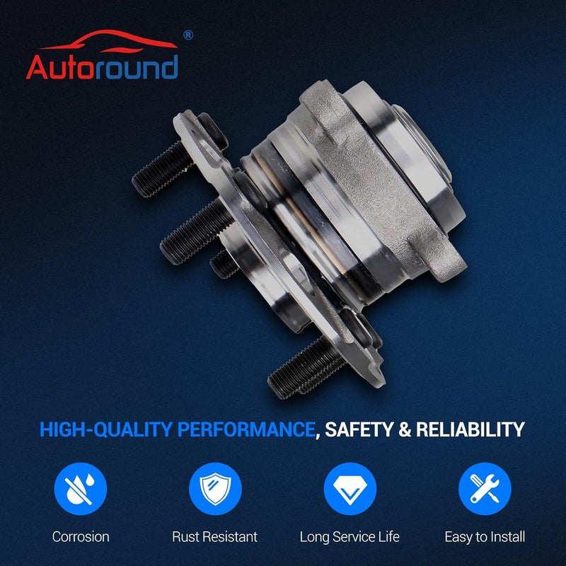 Autoround Pair 512353 Rear Wheel Bearing and Hub Assembly for Honda Accord 2008-2012, Acura TSX 2009-2014 - Image 5