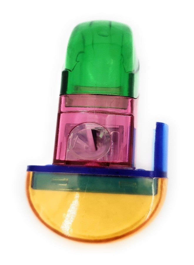 JOT 2 IN 1 Pencil Sharpener and Eraser Combo - 2 included in package - Image 2