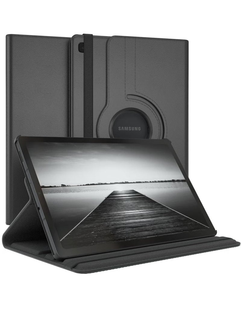 ELTRAZONE Rotating Case for Samsung Galaxy Tab A7 10.4 (2020/2022) [T500/T505/T507/T509] – [360-Degree Stand] [Auto Sleep/Wake] Folio Leather Smart Tablet Cover (Black)  - Image 1