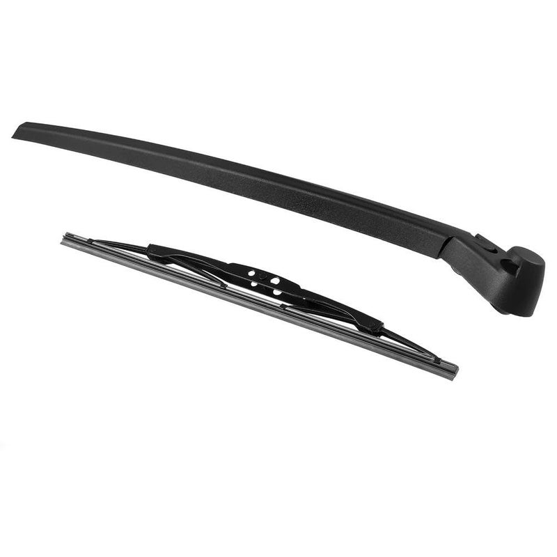 Rear Wiper Arm Kit: Black Wiper Arm Replacement - Rear Wiper Blade Kit for Hatchback & Compact Car Automotive Wiper Parts - Image 1