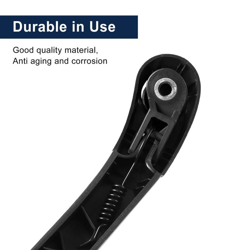 Rear Wiper Arm Kit: Black Wiper Arm Replacement - Rear Wiper Blade Kit for Hatchback & Compact Car Automotive Wiper Parts - Image 3