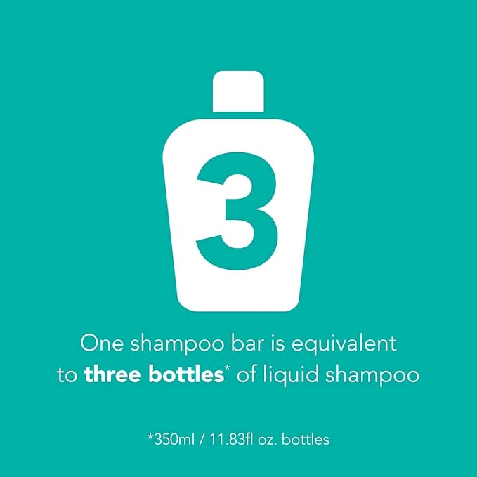 Ethique شامبو صلب منعش بنكهة النعناع من إيثيك لل شعر المتوازن إلى الجاف التالف 80 غسلة نباتي صديق للبيئة خالي من البلاستيك خالي من القسوة - Image 3