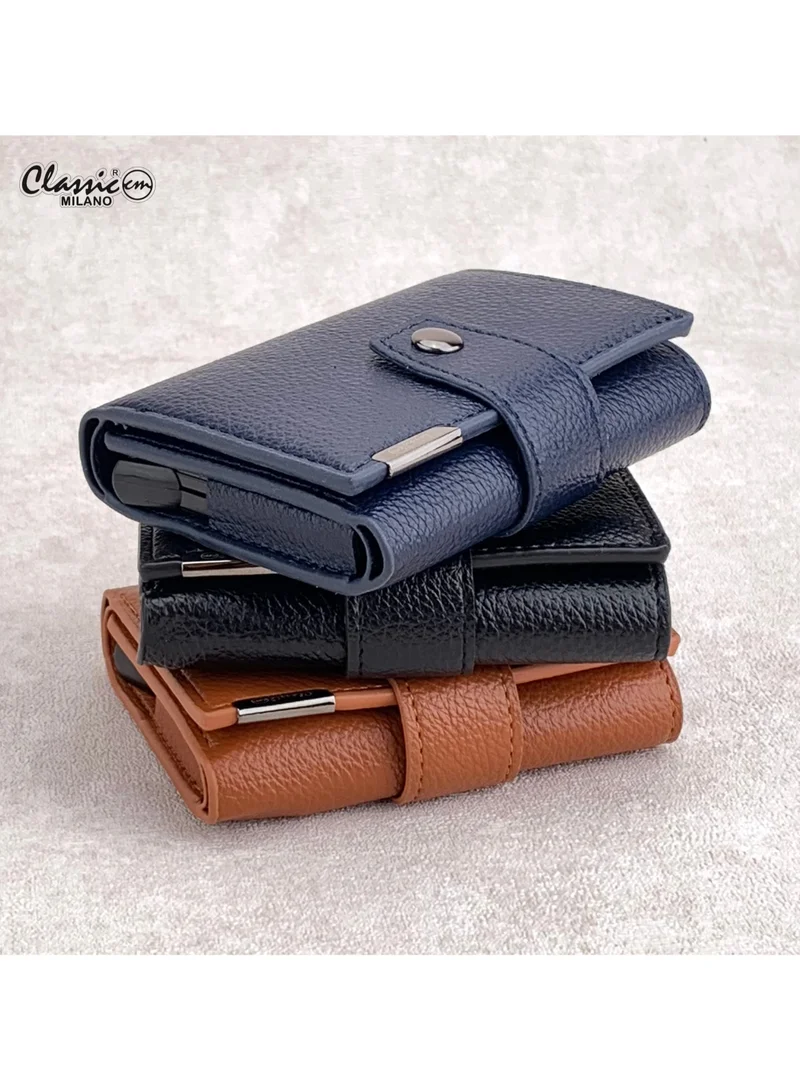 Classic Milano Black (K1802#-F815HB#) Classic Milano RFID Blocking Faux Leather Wallet for Men and Women | Card Holder Wallet Pop-up, Credit Card Holder for Men | Wallet for Men & Women’s Card Wallet for Men | Best Price UAE