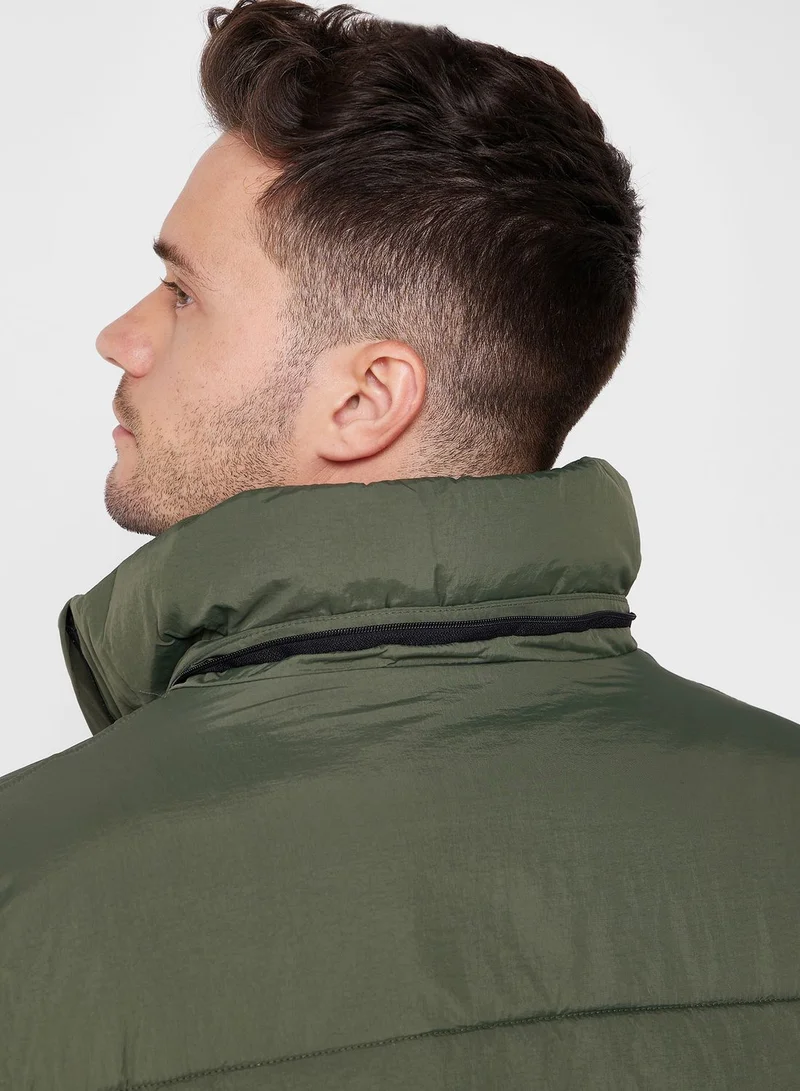 CALVIN KLEIN Zipper Quilted Jacket