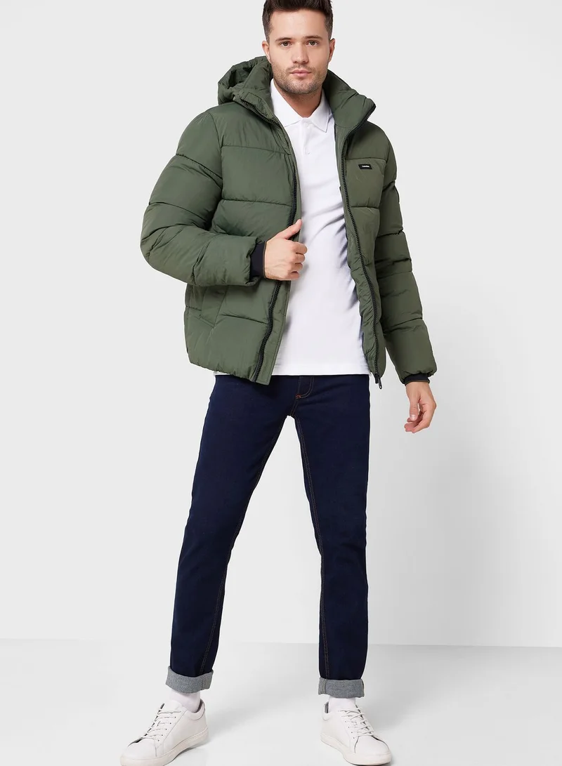 CALVIN KLEIN Zipper Quilted Jacket