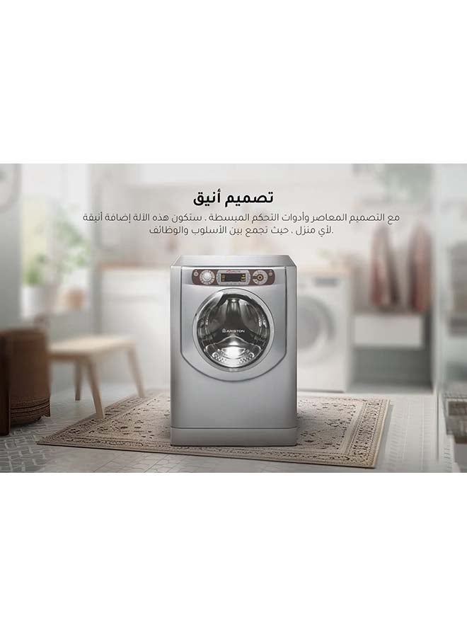 Ariston Front Loading Washer & Dryer Machine - 11 kg Washer – 7 kg Dryer - Inox AQD1170D49X60HZ Silver - Image 3