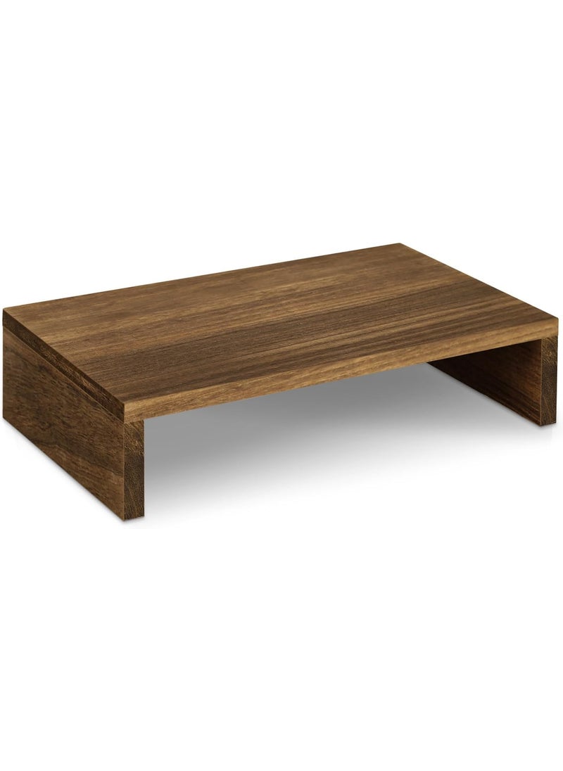 Streema Art Streema art 142 in Solid Wood Monitor Stand Riser Monitor Riser for LaptopScreenComputer Desk Organizer Shelf for Kitchen Home Office 36x24x83cm 1 PC  - Image 2