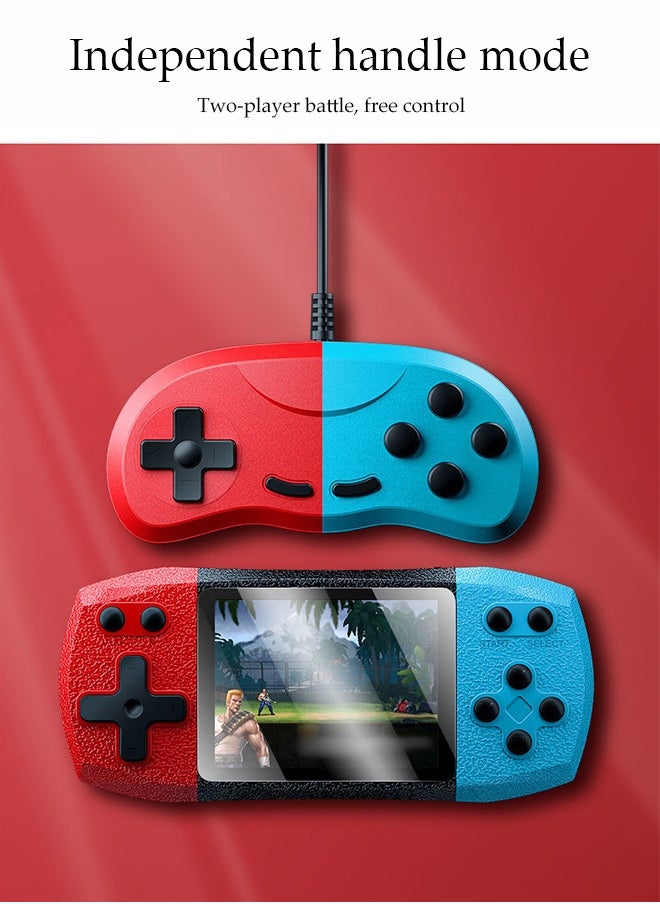 Handheld Game Console，High Definition Color Screen Mini Portable Game Console，620 Classical Games，With 3.0 Inch Color Screen And Rechargeable Battery，Can Connect To TV