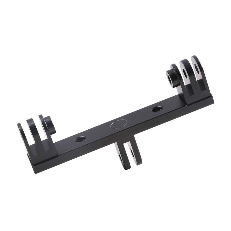 SKEZN Aluminum Dual Twin Mount Adapter with Two Screw Compatible with DJI Osmo Action 6/5Pro/4/3, GoPro Hero 13/12/11/10/9/8 Black, Campark, AKASO, SJCAM and More Action Cameras - Image 1