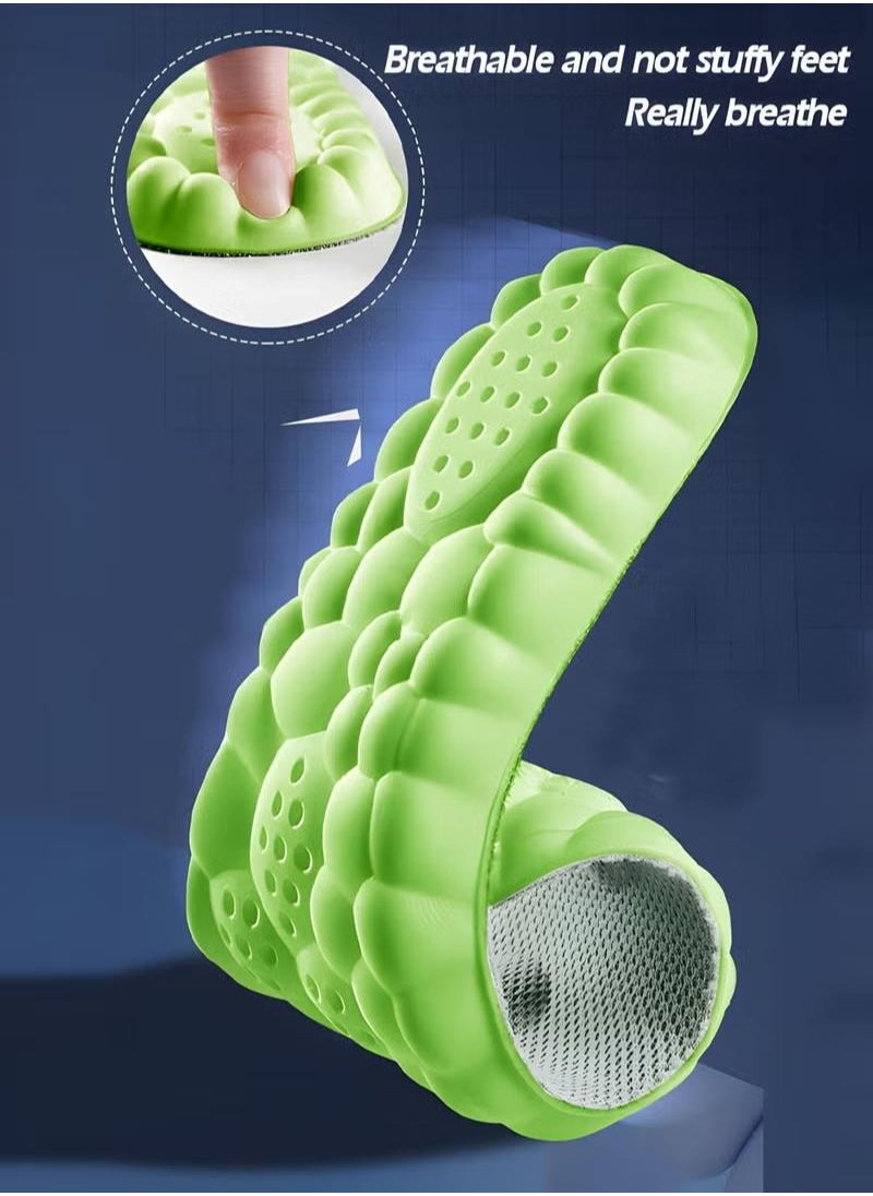 XiuWoo - Breathable Sports Shoes Insole,Providing Excellent Shock Absorption and Cushioning for Feet Relief, Comfortable Insoles Men and Women Shoe Accessories - Image 1